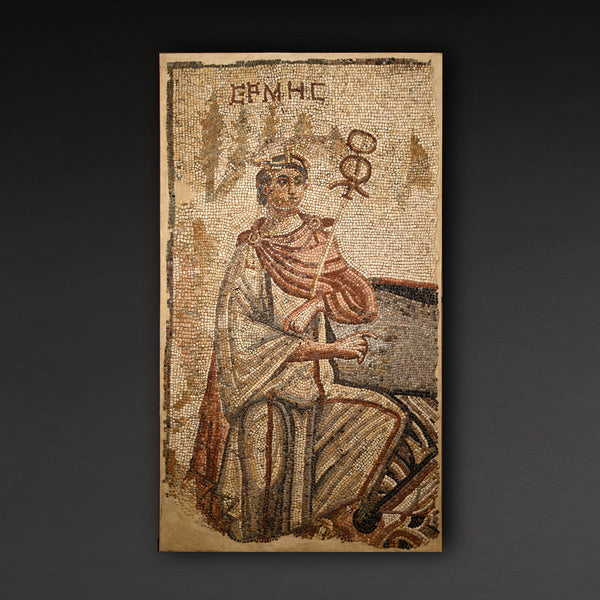 Byzantine Mosaic Panel of Hermes
