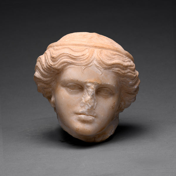 Roman Marble Head of Apollo