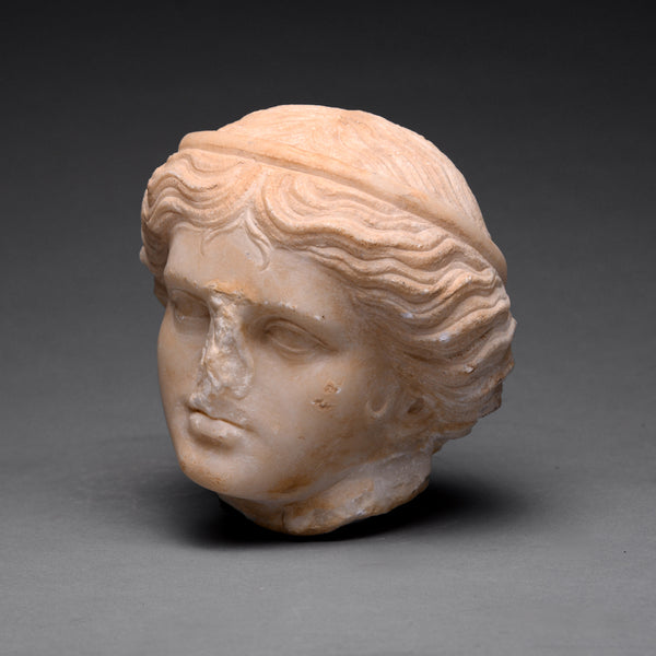 Roman Marble Head of Apollo