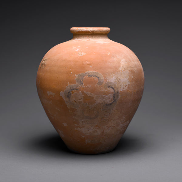Roman Storage Jar with Floral Motif
