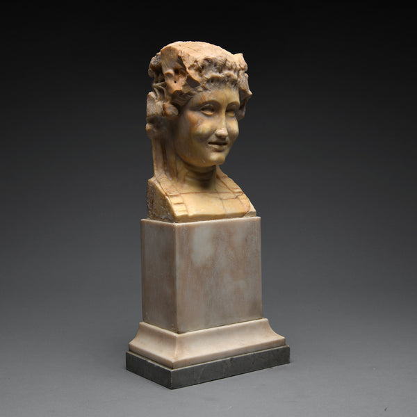 Roman Marble Dionysiac Herm Bust