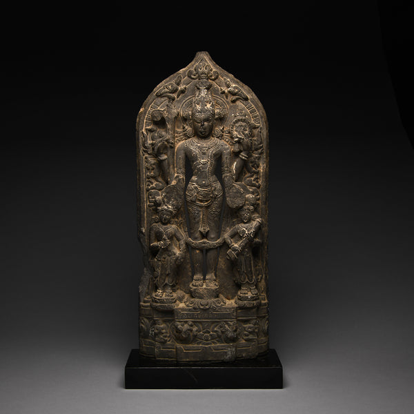Pala Schist Relief of Vishnu
