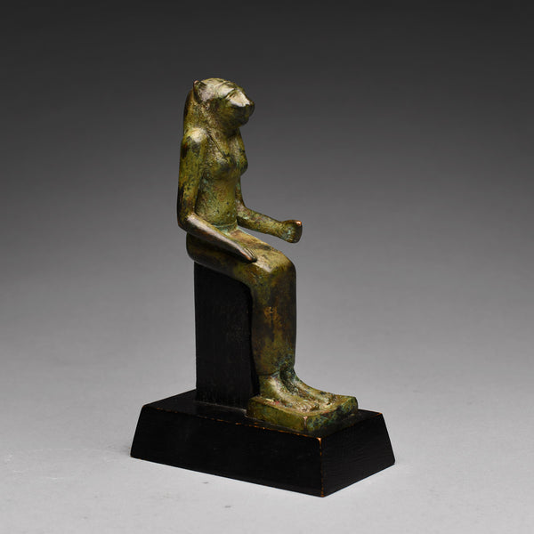 Egyptian Bronze Seated Sekhmet