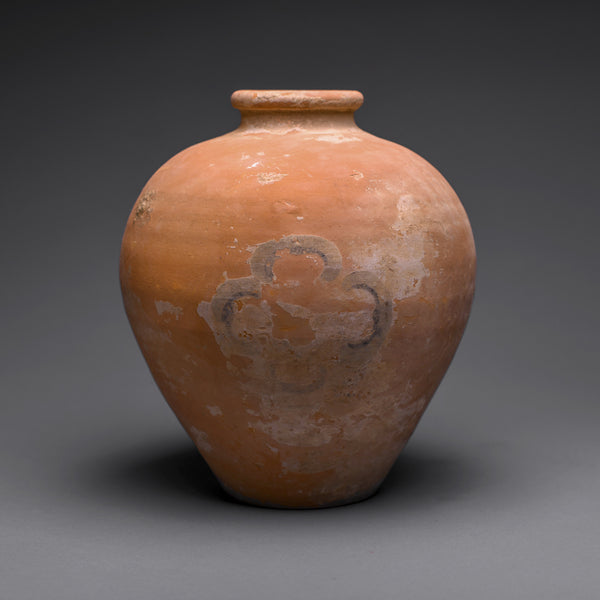 Roman Storage Jar with Floral Motif