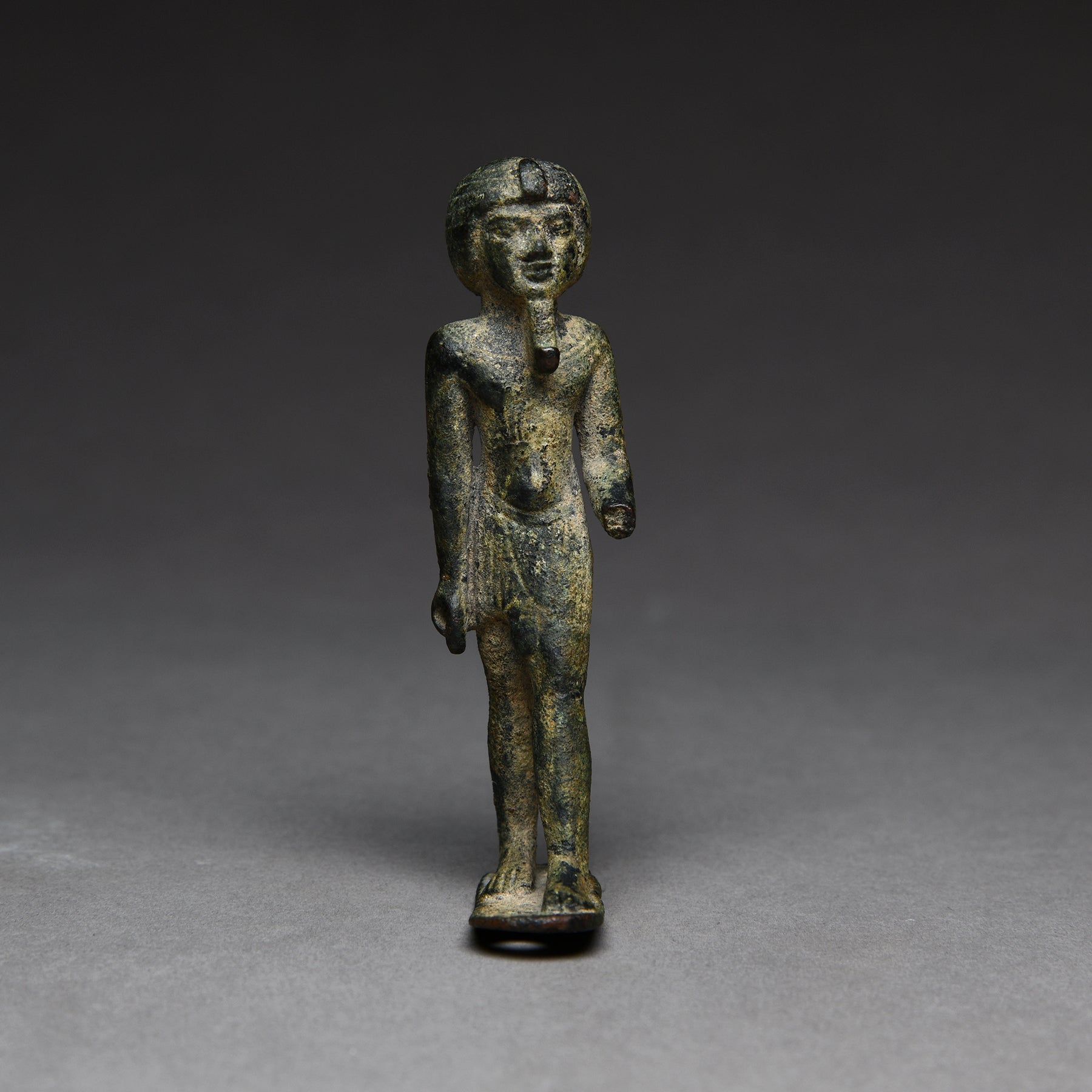 Egyptian Bronze Figure of the God Onuris – monumentgalleryla