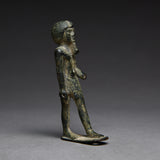 Egyptian Bronze Figure of the God Onuris