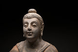 Gandharan Stucco Figure of the Seated Buddha