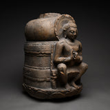 Gupta Stupa Dome Fragment Depicting the Buddha