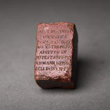 Roman red granite miniature Obelisk base