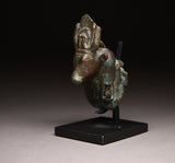 Egyptian Bronze Aegis of Hathor
