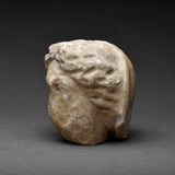 Hellenistic Marble Head of a Draped Female