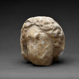 Hellenistic Marble Head of a Draped Female