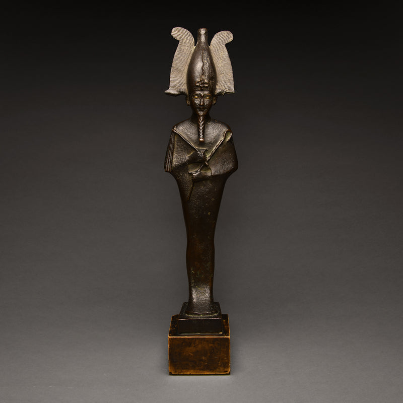 Large Egyptian Bronze Osiris