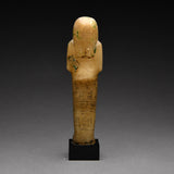 Egyptian Painted Alabaster Shabti