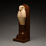 Egyptian Limestone Upper Shabti Fragment