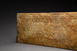 Roman Marble Inscribed Panel