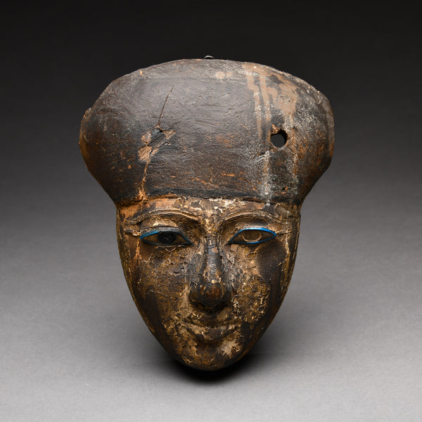 Egyptian Wood Mummy Mask