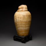 Egyptian Alabaster Canopic Jar