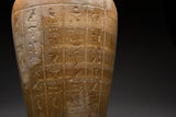 Pair of Egyptian Alabaster Canopic Jars