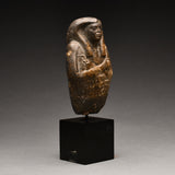 Egyptian Fragmentary Serpentine Shabti for Petamenope