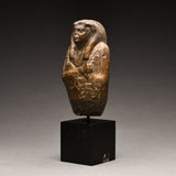 Egyptian Fragmentary Serpentine Shabti for Petamenope