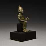 Syro-Canaanite Bronze Seated Figure