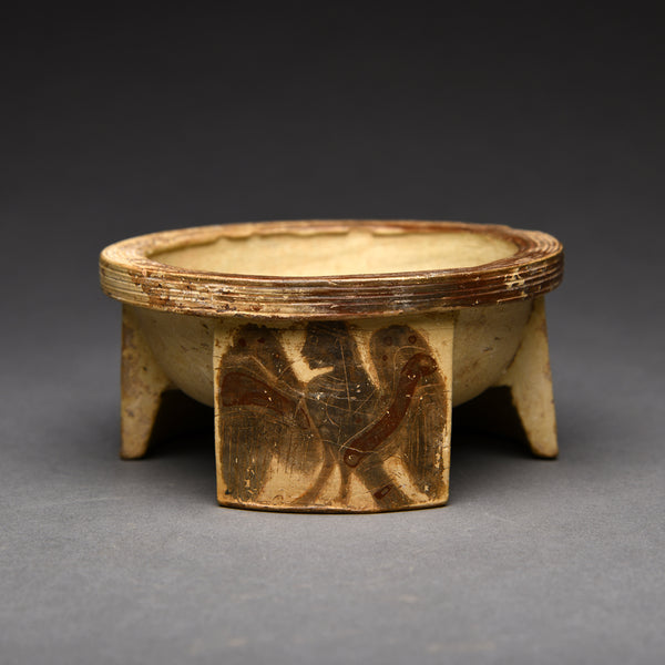 Corinthian Black-Figured Tripod Pyxis