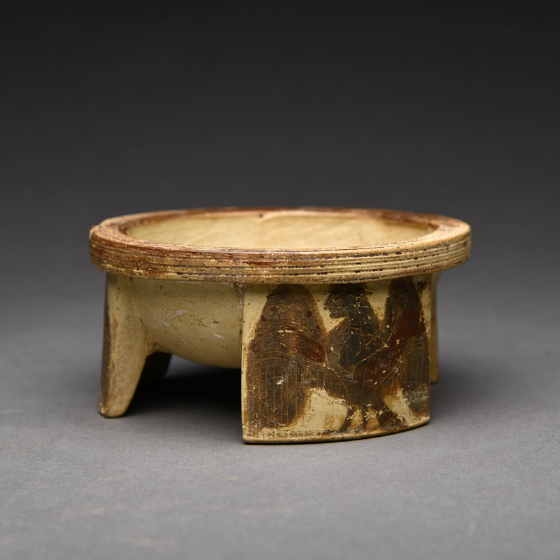 Corinthian Black-Figured Tripod Pyxis