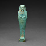 Egyptian Turquoise Faience Shabti for Waibremen