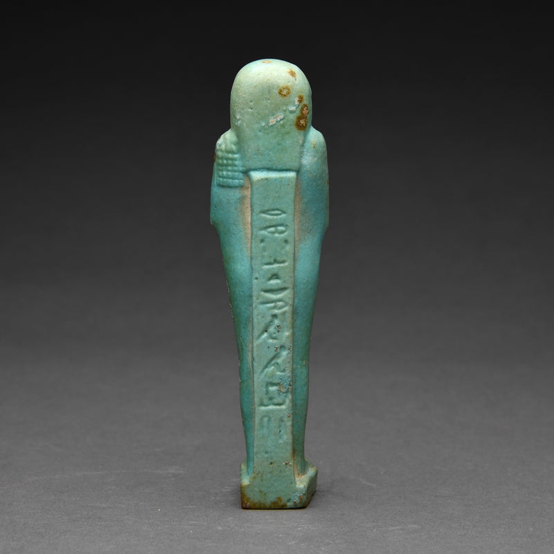 Egyptian Turquoise Faience Shabti for Waibremen