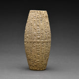 A NEO-BABYLONIAN CLAY CUNEIFORM FOUNDATION CYLINDER