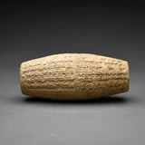 A NEO-BABYLONIAN CLAY CUNEIFORM FOUNDATION CYLINDER