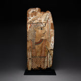 Late Period Wooden Panel Fragment featuring Imentet