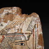Late Period Wooden Panel Fragment featuring Imentet