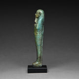 Egyptian Faience Ushabti for the Priest Nacht-Heneb