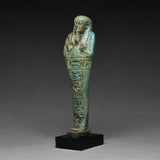 Egyptian Faience Ushabti for the Priest Nacht-Heneb