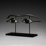 Pair of Egyptian Bronze Eye Inlays