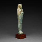 Large Late Period Faience Ushabti