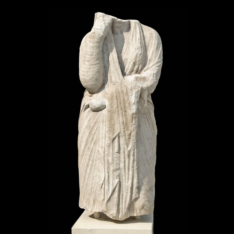 Roman Marble Draped Female Figure