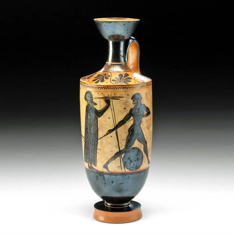 Attic Black-Figure Lekythos by the Athena Painter