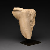 Egyptian Limestone Fragment of a Seated Figure