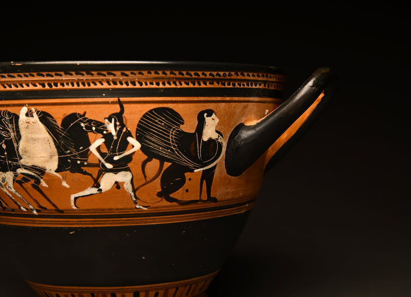 Large Attic Black-Figure Skyphos attributed to the CHC Group